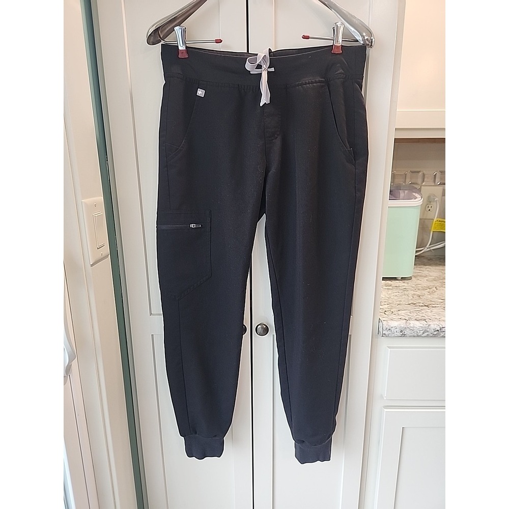 FIGS Technical Collection Womens Size Small Black Jogger Scrub Pants